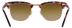 RB146 RAY-BAN CLUBMASTER RB3016 133751 51 PINK HAVANA / CLEAR GRADIENT BROWN