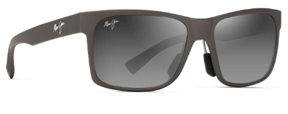 MJM198 MAUI JIM HOOPILI 683-14 METALLIC MATTE GREY / NEUTRAL GREY