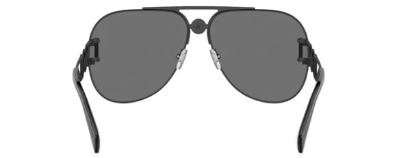 VE202 VERSACE VE2255 126187 63 MATTE BLACK  / DARK GREY