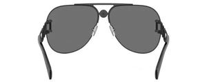 VE202 VERSACE VE2255 126187 63 MATTE BLACK  / DARK GREY