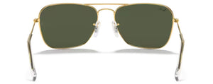 RB658A  RAY-BAN CARAVAN RB3136 001 55 ARISTA GOLD / G-15 GREEN