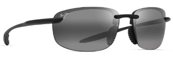 MJM201 MAUI JIM HOOKIPA ULTRA 676-02 MATTE BLACK / NEUTRAL GRAY