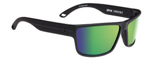 SY086 SPY ROCKY 673248973861 SOFT MATTE BLACK / HAPPY BRONZE WITH GREEN SPECTRA MIRRORED POLARIZED