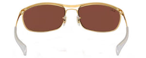 RB362 RAY-BAN OLYMPIAN I DELUXE RB3119M 001/C5 62 GOLD / RED