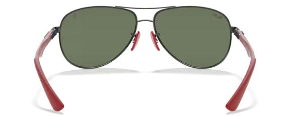 RB485 RAY-BAN FERRARI RB8313M F00171 61 GUNMETAL / GREEN CLASSIC