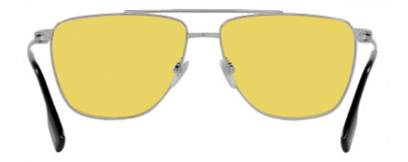 BB020 BURBERRY BLAINE BE3141 100585 61 SILVER / YELLOW