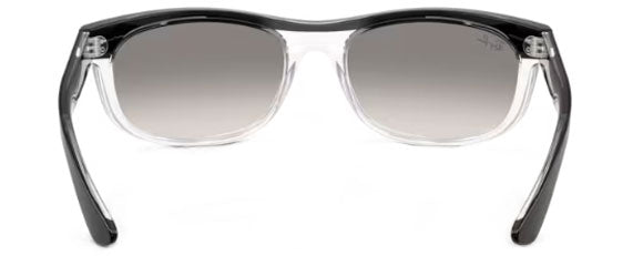 RB689 RAY-BAN BALORAMA RB2489 129432 62 BLACK ON TRANSPARENT / CLEAR GRADIENT GREY