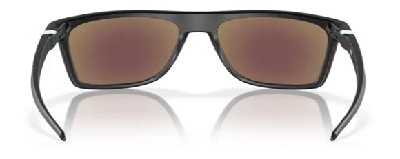 OK145 OAKLEY LEFFINGWELL OO9100 910012 57 MATTE BLACK / PRIZM SAPPHIRE MIRRORED POLARIZED