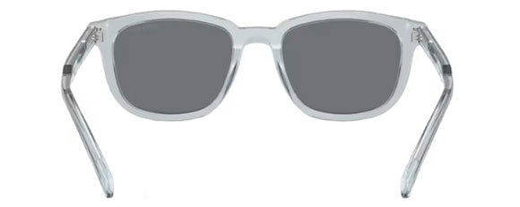 PR148 PRADA PR A21S 19T175 53 TRANSPARENT AZURE / DARK GREY FLASH SILVER