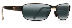 MJ73 MAUI JIM BLACK CORAL 249-2M 65 MATTE BLACK / NEUTRAL GREY