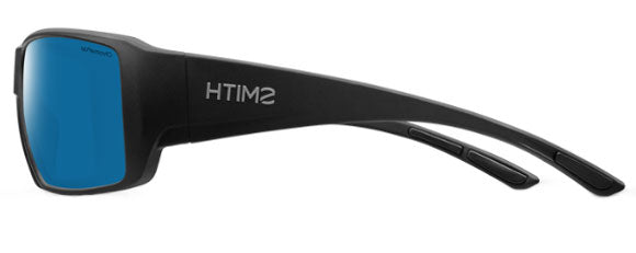 SM16 SMITH GUIDE'S CHOICE XL 20444800363QG MATTE BLACK  / CHROMA POP GLASS BLUE MIRRORED POLARIZED