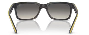 RB475 RAY-BAN RB4393M F62411 56 GREY ON YELLOW / GREY