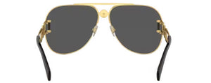 VE201 VERSACE VE2255 100287 63 GOLD  / DARK GREY