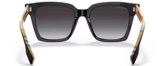 BB039 BURBERRY MAPLE BE4335 39298G 53 BLACK / GREY GRADIENT