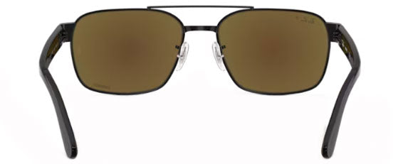 RB543 RAY-BAN RB3751CH 002/4L 61 BLACK / GREY MIRROR BLUE POLARIZED