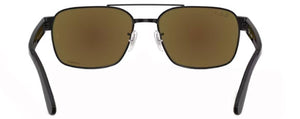 RB543 RAY-BAN RB3751CH 002/4L 61 BLACK / GREY MIRROR BLUE POLARIZED