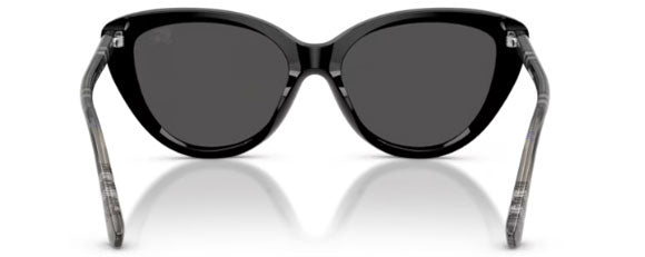 BB045 BURBERRY BE4457 416587 55 BLACK / DARK GREY