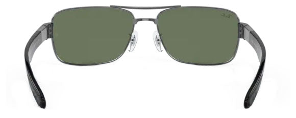 H2 RAY-BAN RB3522 004/71 64 GUNMETAL / GREEN