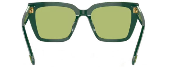 SW009 SWAROVSKI SK6013 101730 54  DARK GREEN / LIGHT GREEN FLASH SILVER