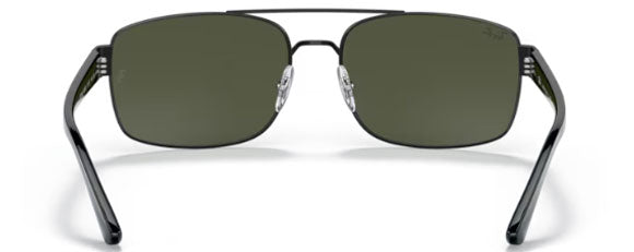 RB645 RAY-BAN RB3687 002/31 61 BLACK / GREEN