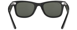 RB128 RAY-BAN WAYFARER RB2140 901/58 54 BLACK  GREEN POLARIZED