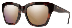 SM44 SMITH SWAY 205889086529V TORTOISE  / CHROMAPOP ROSE GOLD MIRRORED POLARIZED