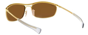 D332 RAY-BAN OLYMPIAN I DELUXE RB3119M 001/57 62 GOLD / BROWN POLARIZED