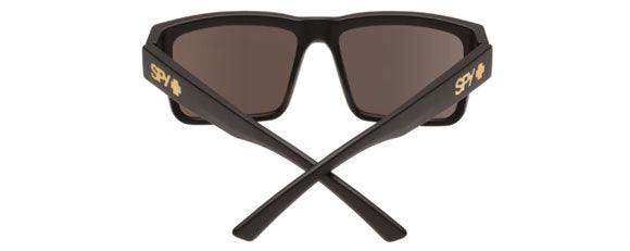 SY096 SPY MONTANA 673407973417 SOFT MATTE BLACK / HD PLUS BRONZE WITH GOLD SPECTRA MIRRORED