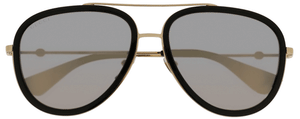 G114 GUCCI GG0062S 001 57 GOLD POLARIZED
