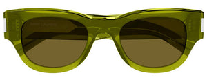 SL42 SAINT LAURENT SL 573-006 49 GREEN / BROWN