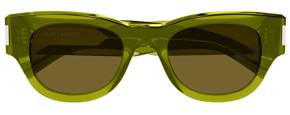 SL42 SAINT LAURENT SL 573-006 49 GREEN / BROWN – A Million  display picture 1