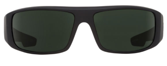 S24 SPY LOGAN 670939973863 60 SOFT MATTE BLACK / HAPPY GRAY GREEN