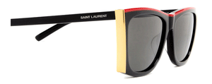 SL29 SAINT LAURENT SL 539 PALOMA-001 58 BLACK - BLACK - GREY