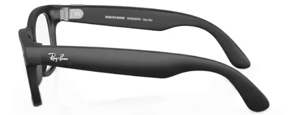 RB707 RAY-BAN META WAYFARER GEN 2 RW4012 601S1Z 53 MATTE BLACK / TRANSITIONS GREY/CLEAR PHOTOCHROMIC