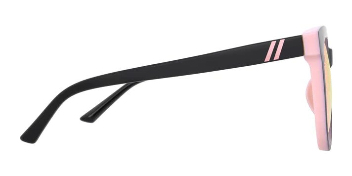 BL038 BLENDERS GROVE ATLANTIS ROSE BE4102 55 GLOSS BLACK & PINK  PINK MIRRORED POLARIZED