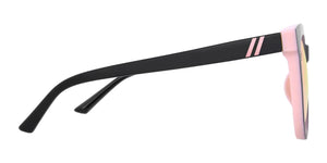 BL038 BLENDERS GROVE ATLANTIS ROSE BE4102 55 GLOSS BLACK & PINK  PINK MIRRORED POLARIZED