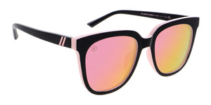 BL038 BLENDERS GROVE ATLANTIS ROSE BE4102 55 GLOSS BLACK & PINK  PINK MIRRORED POLARIZED