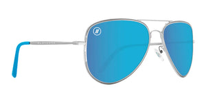 BL018 BLENDERS A SERIES BLUE ANGEL BE611 58 SILVER  BLUE MIRRORED POLARIZED