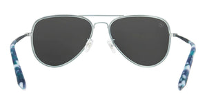 BL048 BLENDERS A SERIES MALIBLUE MOON BE633 58 MATTE BLUE FADE TO LIGHT BLUE  SILVER MIRRORED POLARIZED
