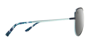 BL048 BLENDERS A SERIES MALIBLUE MOON BE633 58 MATTE BLUE FADE TO LIGHT BLUE  SILVER MIRRORED POLARIZED