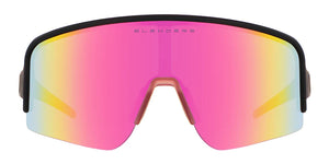 BL002 BLENDERS ECLIPSE X2 MISS HANNAH BE4902 59 MATTE RUBBERIZED BLACK  PINK POLARIZED