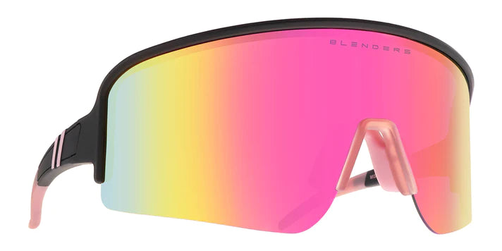 BL002 BLENDERS ECLIPSE X2 MISS HANNAH BE4902 59 MATTE RUBBERIZED BLACK  PINK POLARIZED