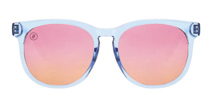 BL041 BLENDERS H SERIES PACIFIC GRACE BE1018 54 CRYSTAL BLUE GRAY GLOSS  PINK MIRRORED POLARIZED