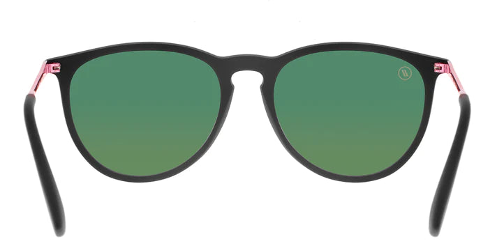 BL118 BLENDERS NORTH PARK ROSE THEATER BE811 53.8 SOFT MATTE BLACK  ROSE MIRRORED POLARIZED