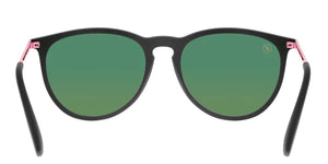 BL118 BLENDERS NORTH PARK ROSE THEATER BE811 53.8 SOFT MATTE BLACK  ROSE MIRRORED POLARIZED