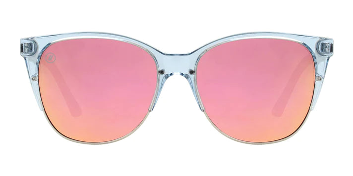 BL037 BLENDERS STARLET SKY MISTRESS BE3805 53 GLOSS CRYSTAL PERIWINKLE / PINK MIRRORED POLARIZED