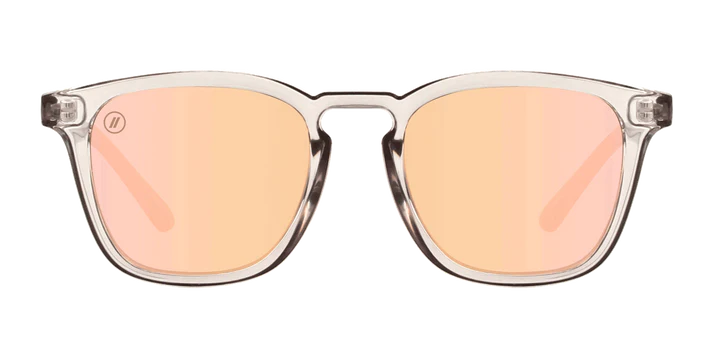 BL039 BLENDERS SYDNEY SWEET DIVA BE3703 49 GLOSS CRYSTAL GREY  CHAMPAGNE MIRRORED POLARIZED