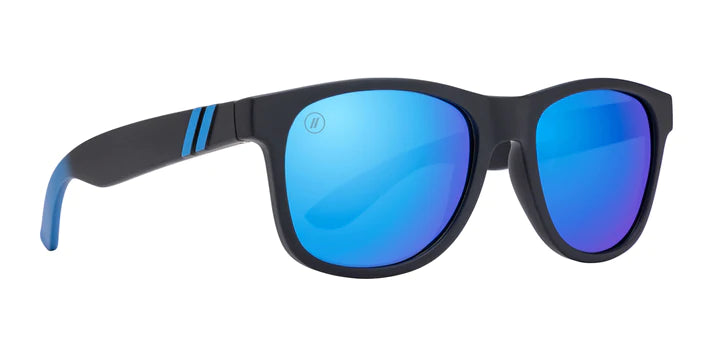 BL004 BLENDERS M CLASS X2-FLOAT₂O WATERHAVEN BE4401 52.5 MATTE BLACK  BLUE MIRRORED POLARIZED