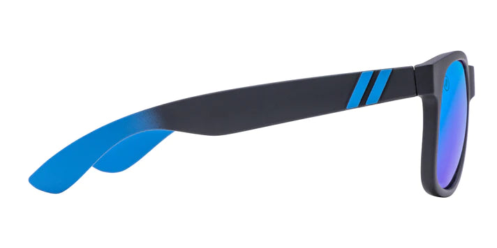 BL004 BLENDERS M CLASS X2-FLOAT₂O WATERHAVEN BE4401 52.5 MATTE BLACK  BLUE MIRRORED POLARIZED