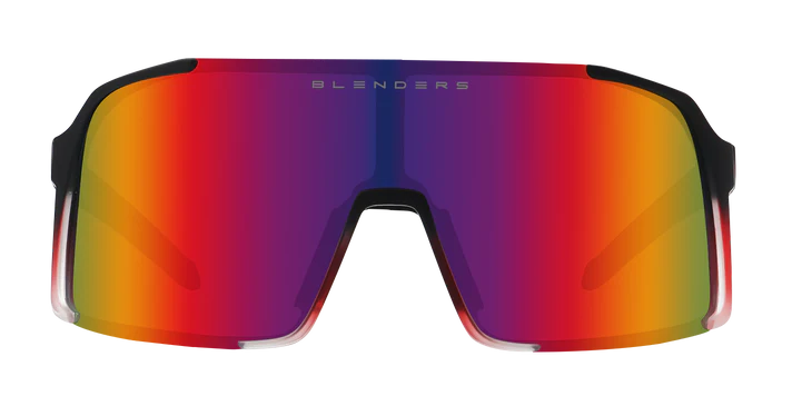 BL066 BLENDERS EXPOSE DANCE KINGDOM BE5310 132 BLACK RED CLEAR GRADIENT  RAINBOW MIRRORED